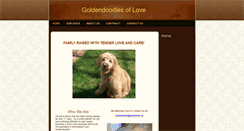 Desktop Screenshot of goldendoodlesoflove.com